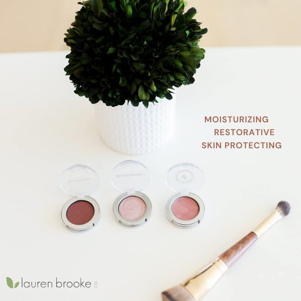 Lauren Brooke Cosmetiques Cream Eyeshadow | Natural Organic Eyeshadow, Richly Pigmented Eye Makeup, Creme Eyeshadow For Women (Plum Fairy (Matte))