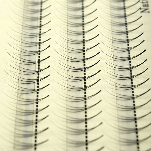 Scala Thickness 0.1mm C Curl 3 Root 90PCS Individual Lashes Black False Eyelash Natural Long Cluster Extension Makeup Beauty Health Makeup Fake Eyelashes (9mm)