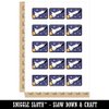 Space Shuttle Ship Flying Among Stars Temporary Tattoo Water Resistant Fake Body Art Set Collection - 15 2" Tattoos (1 Sheet)
