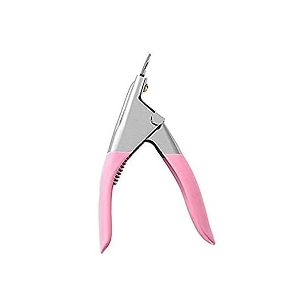 DNHCLL Pink Acrylic Nail Clipper False Nails Cutter Fake Nail Clippers Nail Tip Trimmer for Nail Art Professional Manicure Tools Clip Tool