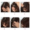 Bangs Hair Clip in Bangs 100% Real Human Hair Extensions Wispy Bangs French Bangs Clip on Air Bangs for Women (A-Natural Black, Wispy Bangs)