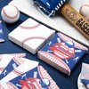 Teenyyou 200 Pcs Baseball Napkins, Baseball Themed Sports Party Supplies, 10" Disposable Paper Baseball Dinner Napkins, Baseball Print Guest Hand Napkins for Baseball Theme Birthday Party Favors