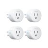 Govee Smart Plug, WiFi Plugs Work with Alexa & Google Assistant, Smart Outlet with Timer & Group Controller, WiFi Outlet for Home, No Hub Required, ETL & FCC Certified, 2.4G WiFi Only, 4 Pack