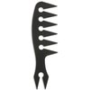 AceMan Hair Comb - Professional Styling Comb For Texture and Volume - Black