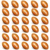 30 Packs Mini Football Sports Stress Ball Brown Foam Sports Ball Sports Themed Mini Football Stress Balls for School Carnival Reward, Christmas Party Favor Gift Stocking Fillers, Anxiety Relief Toy