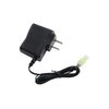 Lancer Tactical Airsoft RC Battery Charger for 9.6V (8S) NiMH/NiCd Battery Packs, 12V 400mA AC Plug Charger w/Standard Tamiya Connector