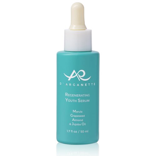 D'Arganette Regenerating Youth Serum Facial Oil Infused With Marula, Grapeseed, Almond & Jojoba Oil- Anti-Aging Moisturizer Face Oil For Dry Skin, Fine Lines & Wrinkles 1.7 oz- Made In USA