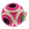 Kisangel Cat Toy Sisal Hole Interactive Grinding Toy for Cats and Kittens Chewing and Scratching for Indoor Play and Maintenance