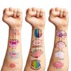 100PCS Cute Brain Temporary Tattoos Stickers Themed Birthday Party Favors Decorations Supplies Funny Human Anatomy Body Part Tattoo Sticker Gifts For Boys Girls Hunter School Prizes Carnival Christmas