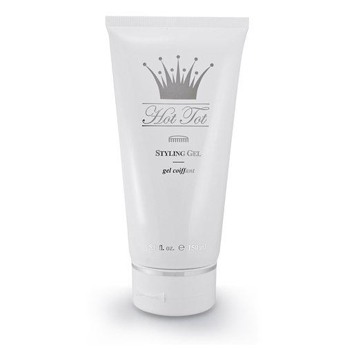 Hot Tot Styling Gel, Medium-Hold Hair Gel for Babies Toddlers and Children, 5 Fluid Ounce