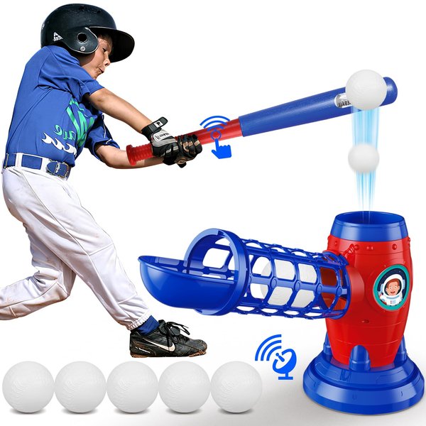 LZZAPJ T Ball Sets for Kids 5-8,Tee Ball Set with Plastic Baseball Bat,Toddler Baseball Game Sports & Outdoors Toys, Baseball Training Equipment for Youth 3-5, Tball Set Gifts for Boys Girls 8-12