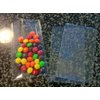 UNIQUEPACKING 100 Pcs 3x5 (O) Clear Flat Cello/Cellophane Bags Good for Candies Cookie Treat