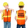 Geyoga 24 Pieces Construction Party Supplies for Kids - Vest, Cones, Hat, Dress Up Bag for Theme Birthdays, Halloween
