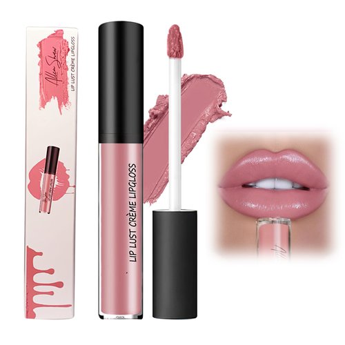 BSMAX 12 Colors Cream Texture Lipstick, 2024 New Waterproof Moisturising Lip Gloss, Non-Stick to Cup Non-Fading Long-Lasting Moisturizing Velvet Liquid Lipstick (#3, 0.2 oz (Pack of 1))