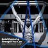 Physix Gear Workout Bands for Pullups Set, Pull Up Resistance Bands Set, Long Bands for Workout and Exercise Bands Pull Ups, Pull Ups Resistance Bands, Calisthenics, Blue (1 Band), 82in (208cm)