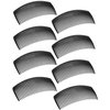 Dwwffer 8 Packs French Twist Comb,Plastic Side Hair Combs with 29 Teeth Hair Comb Hair Clip Combs for Fine Hair Accessory for Women- Black