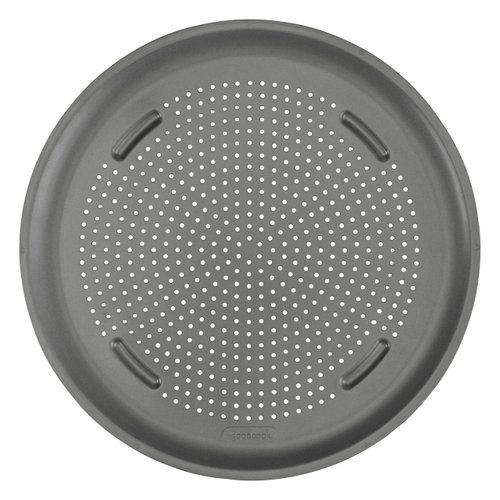 GoodCook AirPerfect Nonstick 16” Pizza Pan – Pizza Tray for Oven, Perforated Round Pizza Pan, Carbon Steel Baking Pan, Homemade, Frozen & Leftover Slices