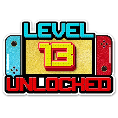 Set of 20 Video Game 13th Birthday Party Invitations with Envelopes Double Sided Video Game Console Shaped Fill-in Invitations Invites for 13Year Old