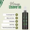 Lendan Moringa Oleifera Leaf LEAVE IN Conditioner for 3x stonger and healthy hair. Provides thermal protection up to 350F, Black