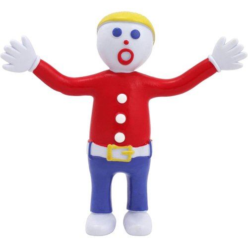 NJ Croce Mr. Bill Bendable Action Figure, Multicolor Poseable Flexible Toy for Kids Gift Durable Collectible Action Figure for Kids and Collectors Ages 3+ Mr. Bill Character Toy