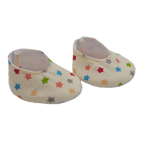 Xunwa Baby Doll Shoes for 14 Inch Alive Newborn Reborn Baby Dolls, Dolls Shoes for 14 Inch Baby Dolls Girl