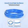 CNAODUN Pneumatic Tubing Blue PU Air hose Pipe Tube Kit 1/4 inch OD 1/6 ID 39.4ft/12 Meter for Air Line or Fluid Transfer