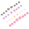 Uonlytech Nail Art 32pcs Silicone Toe Separators Flower Toe Separator Toe Nail Separators Toes Dividers Pedicures Nail Art Tools Pedicure Spacers for Nail Salon Toes Dividers