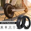 8.5 Inch Electric Scooter Replacement Tire & Inner Tubes, 50/75-6.1 Compatible for Gotrax Gxl V2/Xiaomi M365/Pro/1S, 8 1/2X2 Rubber Tyre & Air Inner Tube Set (Straight Valve Stem) (1 Set)