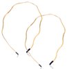 Tyqour 2Pcs Gold Headbands for Women Thin Metal Hair Band Retro Big Wavy Headband Hair Styling Accessories for Women Teen Girls Bridal Wedding