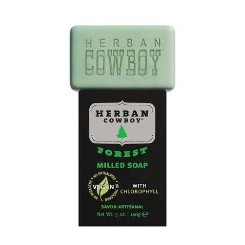 Herban Cowboy Forest Body Soap with Hints of Cedar, Mandarin, and Black Pepper (5 oz)