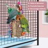 KATUMO Bird Toys, Parakeet Toys Bird Grass Basket Cockatiel Forgaging Toys Conure Shredding Toys for Small Bird Cage Toys Medium Parrot Toys