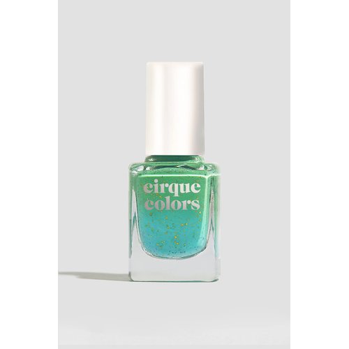 Cirque Colors Thermal Temperature Color Changing Mood Nail Polish - Magic Turquoise - Speckled - 0.37 fl. oz. (11 ml) - Vegan, Cruelty-Free, Non-Toxic Formula