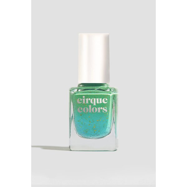 Cirque Colors Thermal Temperature Color Changing Mood Nail Polish - Magic Turquoise - Speckled - 0.37 fl. oz. (11 ml) - Vegan, Cruelty-Free, Non-Toxic Formula