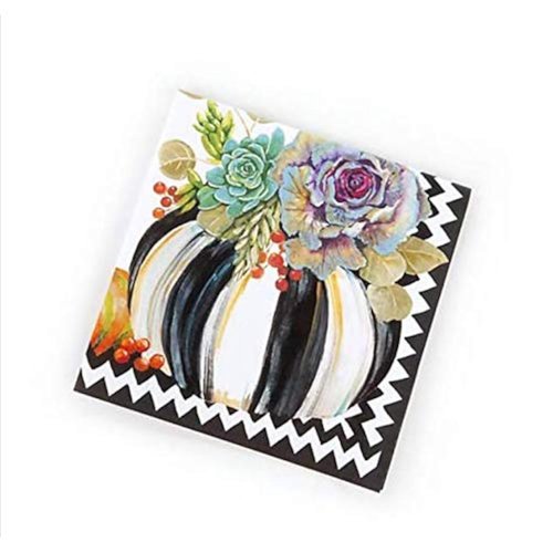 MACKENZIE-CHILDS Autumn Naturals Cocktail Paper Napkins