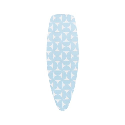 Brabantia Size D (53 x 18 inches) Replacement Ironing Board Cover with Thick Foam & Felt Padding (Fresh Breeze) Easy-Fit, 100% Cotton