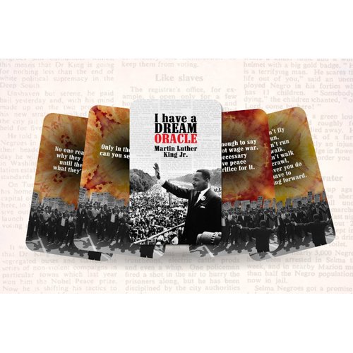 Ibiza Tarot- I have a DREAM Oracle - Martin Luther King Jr.| Fortune Telling Tarot Cards Deck for Beginners |Authentic Tarot Experience - Set of 22 Cards