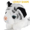 Gadpiparty Animals Slap Bracelet Plush Toys Tiger Slap Band Stuffed Animals Slap Toy Tiger Toy Figures for Kids Birthday Party Favors