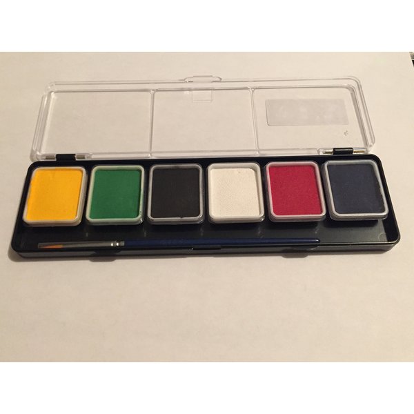Diamond FX Essential 6 Color Face Paint Palette 6x6 Gram Refillable