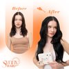 Sunny Hair I Tip Hair Extensions Human Hair Black 22Inch Itip Human Hair Extension Jet Black Pre Bonded Itip Hair Extensions Black for Women Itip Extensions Black Hair Extensions Add Length 50G 50S