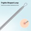 Titanium Lancet Needle Pimple Popper Tool Facial Milia Remover Blackhead Blemish Remover Blackhead Whitehead Extractor Professional Lancet Zit Blemish Comedone Removal Tool 2 Pieces with Box