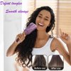 DDHOM Detangler Hair Brush for Adults & Kids Hair (2 Count)- Detangling Brush Without Pain for Natural, Curly, Straight, Wet or Dry Hair,Naturals Glide Thru Hairbrush (Purple + Light Pink)