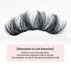 Lashes Eyelashes Long False Faux Mink Look Like Lash Extensions D Curl Wholesale Dramatic 3D 25mm-30mm Wispy Fluffy Strips Fake Eyelash Bulk Amazing For Women (5 Pairs 30mm set1)