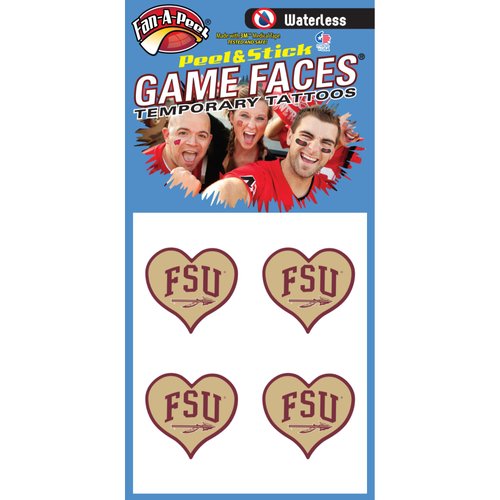 Fan-A-Peel Florida State Waterless Temporary Tattoos - Hypoallergenic Peel and Stick Waterproof Temporary Tattoos