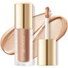 FOCALLURE Shimmer Liquid Highlighter, Smooth Cream Formula and Non-greasy Finish,Delivers a Natural Glow, Long Lasting Illuminator Highlighter Face Enhancing Makeup,CP01 Miracle Focus