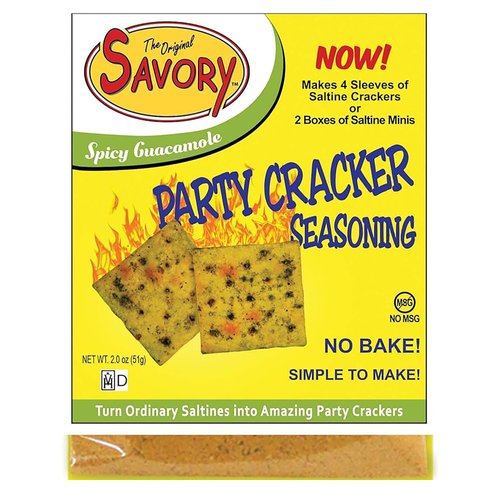 Savory Saltine Seasoning, 1.4 Ounce, Spicy Guacamole, 1 Pack