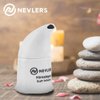 Nevlers Himalayan Salt Inhaler Ceramic with 6 Oz Organic Himalayan Pink Salt Coarse - for Allergies Relief & Other Respiratory/Breathing Problems Incl Asthma - Portable Sea Salt Inhaler - White