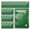 Innerest SKIN627 Bulk 24PK Face Masks Skincare, Facial Mask, Sheet Masks Korean (24PK Cica with Green Tea)