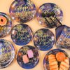 96pcs Happy New Year Party Plates and Napkins, 2025 New Year Eve Decorations for Holidays Fireworks Dinnerware Set Disposable Party Dessert Plates, New Year's Eve Tableware Supplies Decor, Serves 24