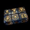 King of CRITS Pirates Plunder 11 Dice Set | Swashbuckler Polyhedral Dice Set | Buccaneer, Blackbeard, and Anne Bonny DND MTG Tabletop Board Game Dice