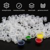 Rayyl Tattoo Ink Caps Cups 500pcs Quality Tattoo Ink Caps White Plastic 13mm Disposable Medium Tattoo Pigment Cups for Tattoo Ink Tattoo Kits Tattoo Supplies (13mm-500pcs)